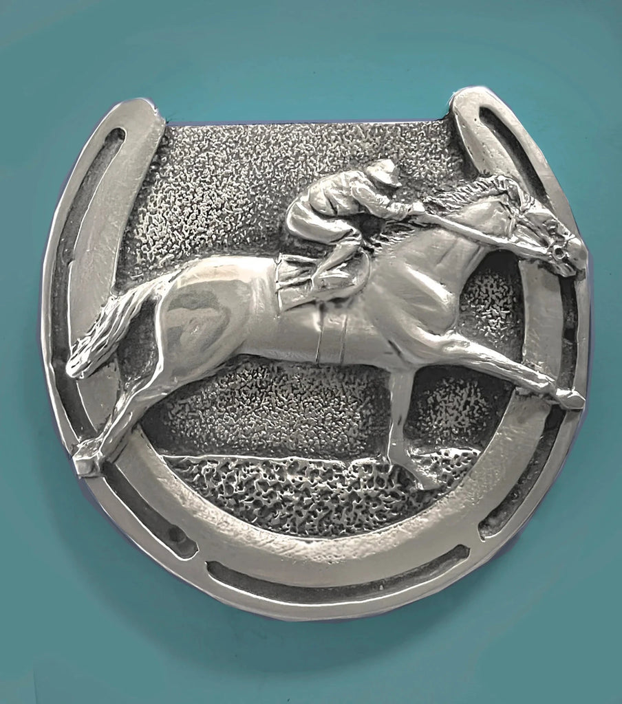 Racehorse Belt Buckle