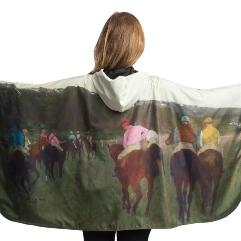 Racehorses at Longchamp Rain Cape