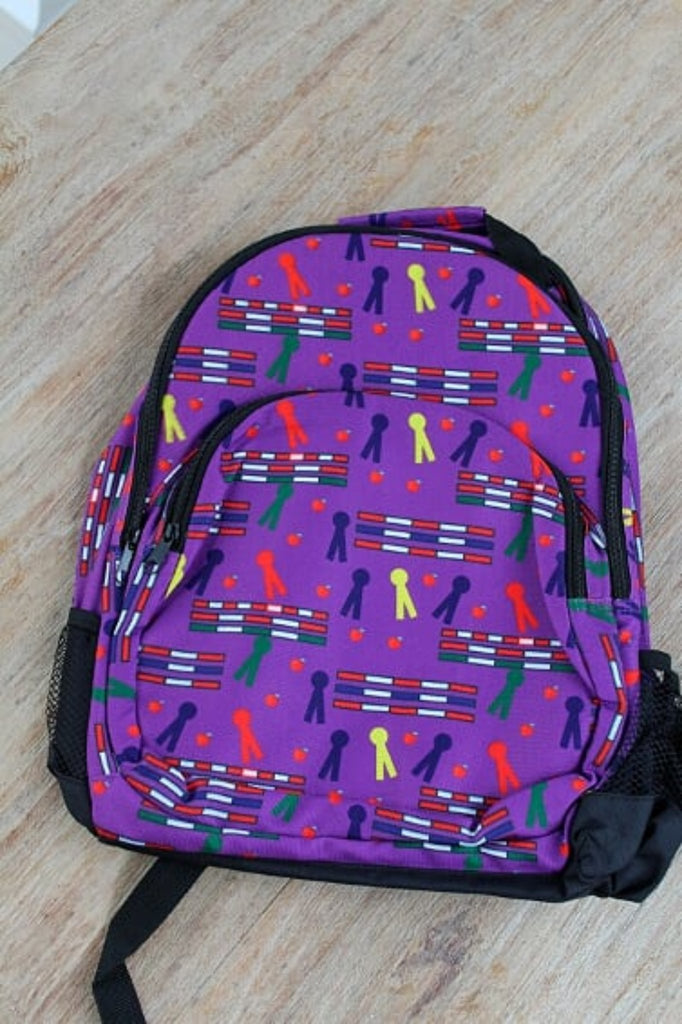 Ribbons & Rails Backpack - Purple