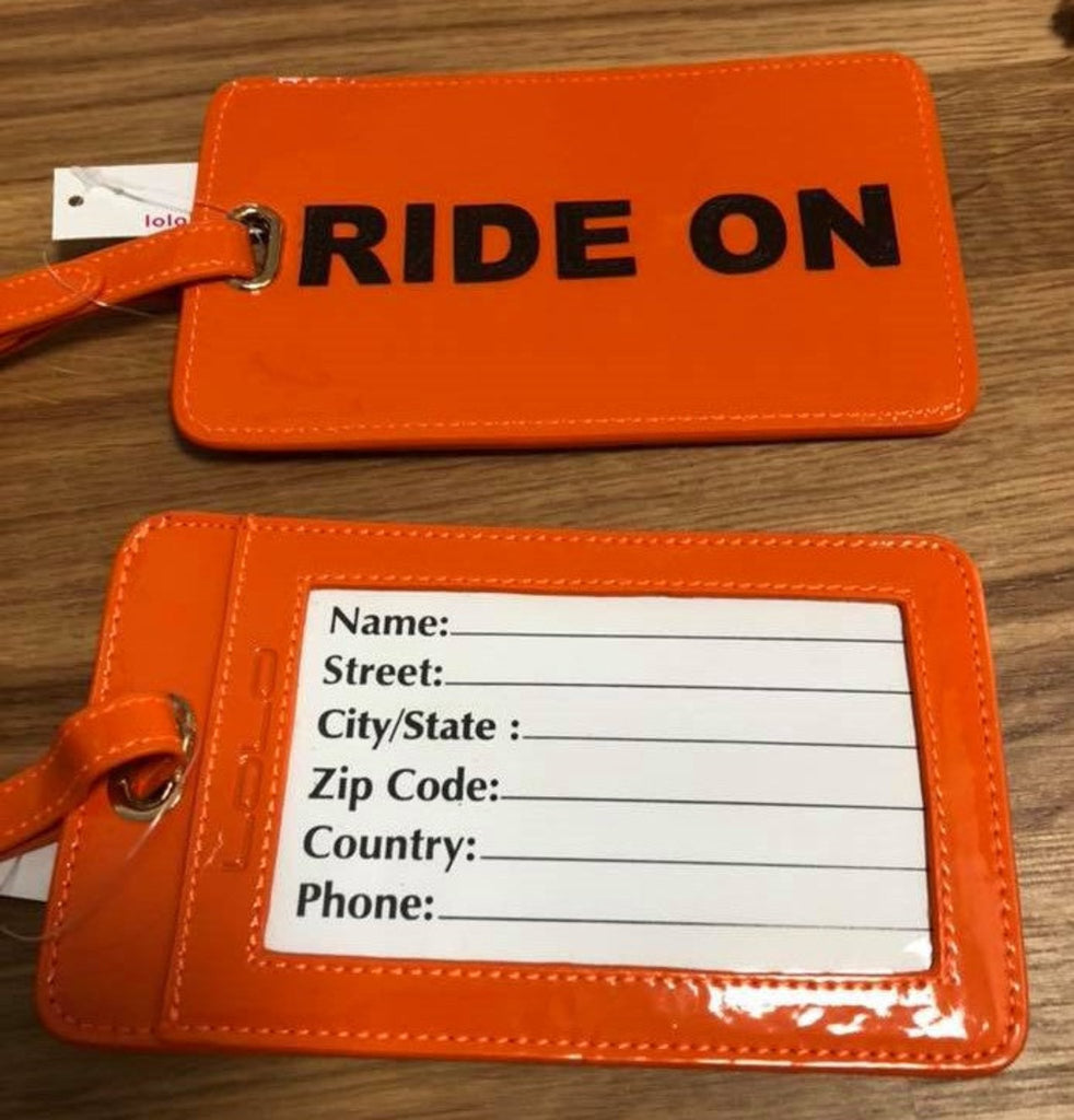Ride On Luggage Tag