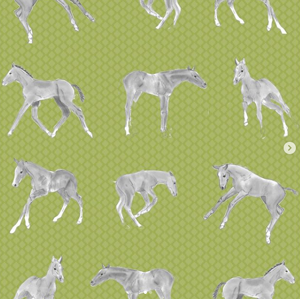 Foals Cushion - Green