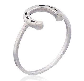 Stirling Silver Horseshoe Ring