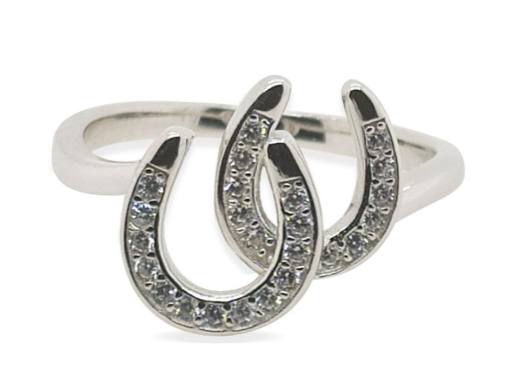 Double 2025 horseshoe ring