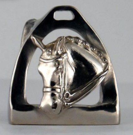 Stirrup with Horse Head Buckle