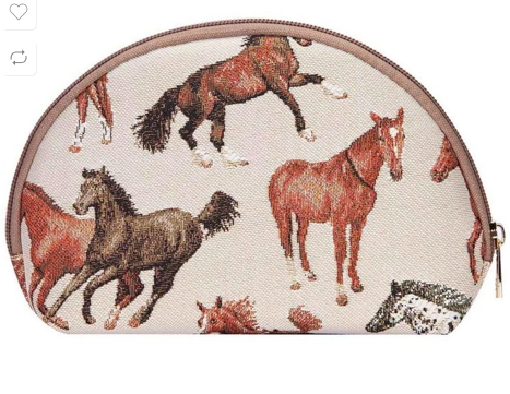 Running Horse Cosmetic Bag