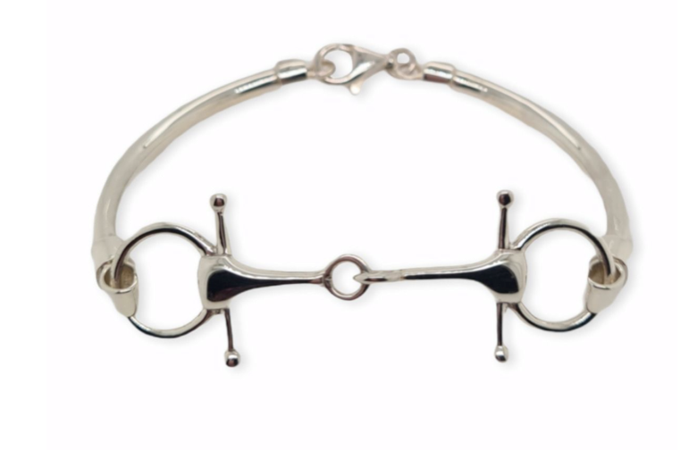 FM Snaffle Bangle - Sterling Silver