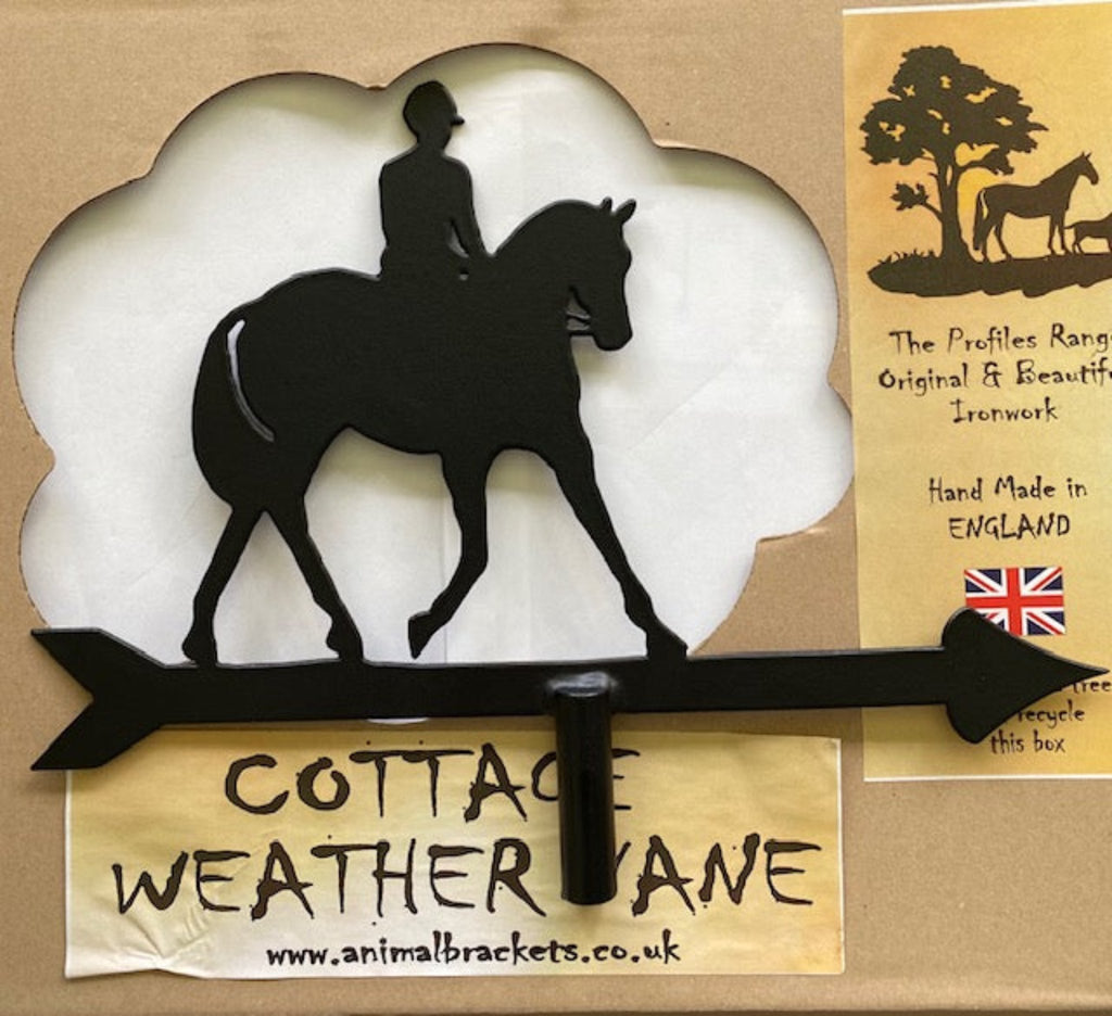 Show Horse Equine Cottage Weathervane - Trotting