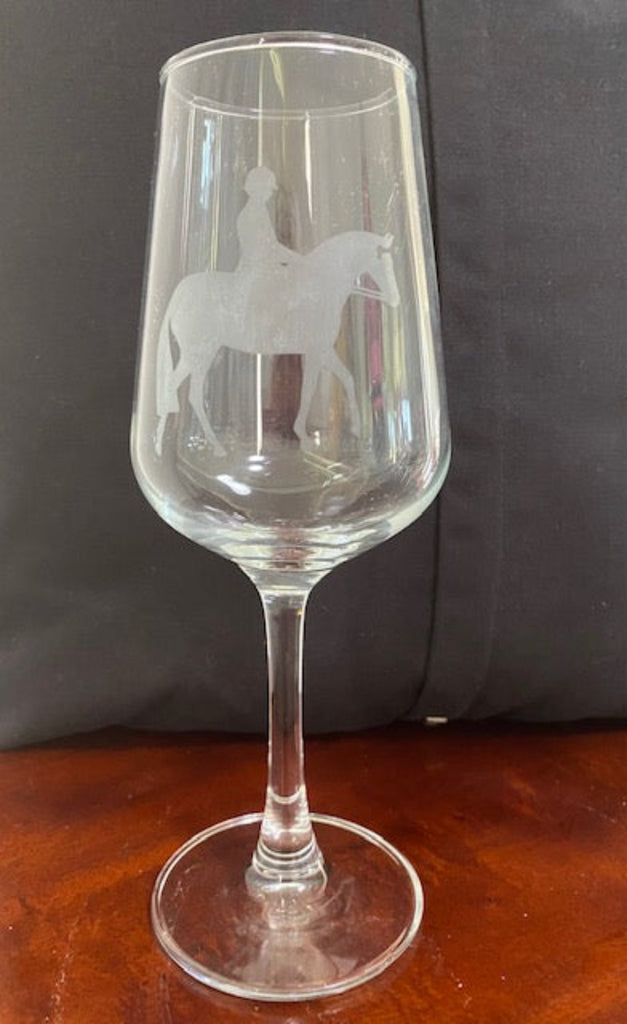 Show Horse Series Wine Glasses