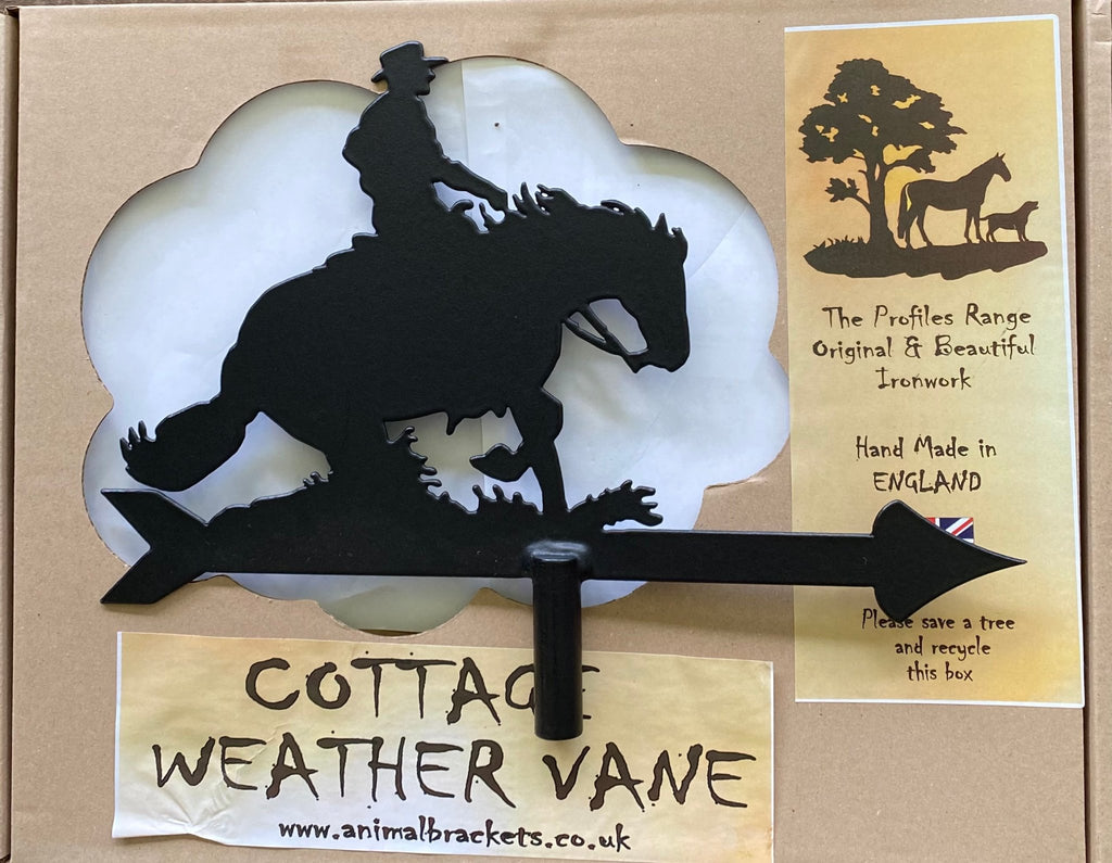 Sliding Stop Equine Cottage Weathervane