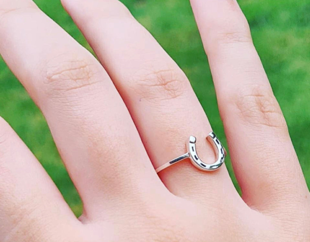 Stirling Silver Horseshoe Ring