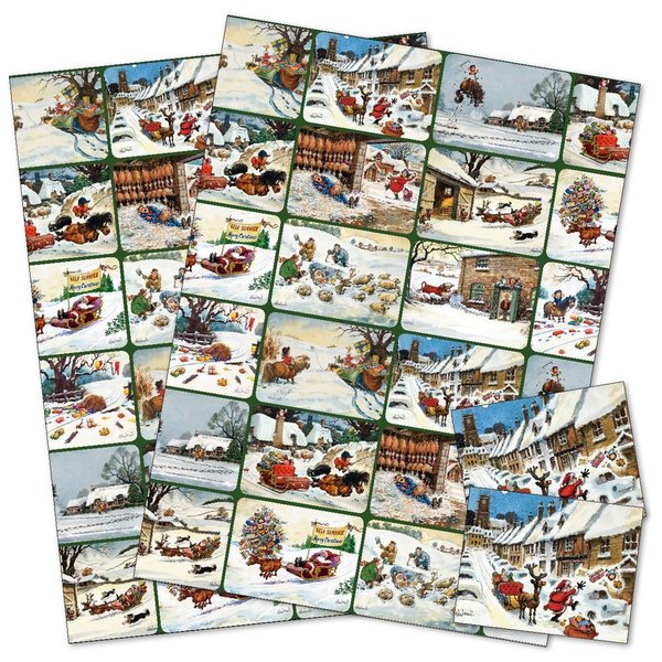 Thelwell Christmas Gift Wrap Pack