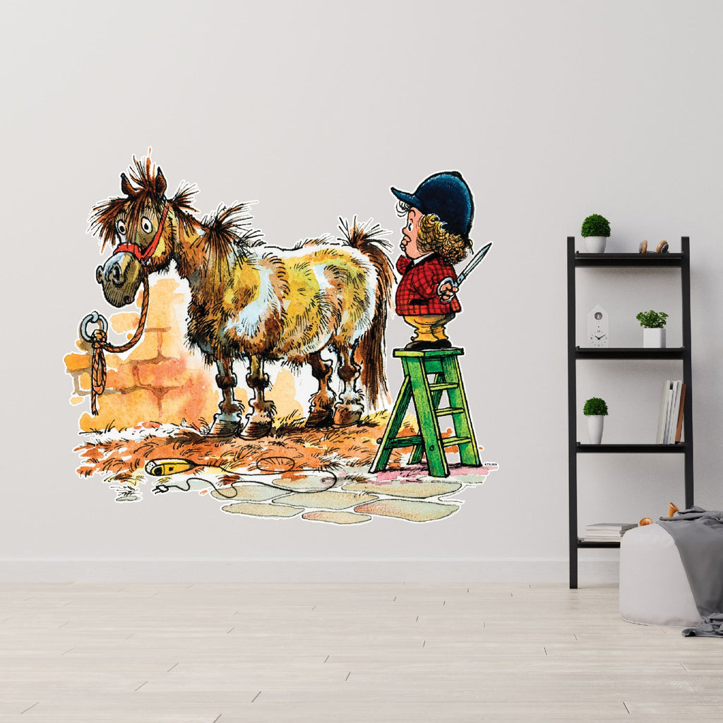 Thelwell Decal -Pony Grooming 3