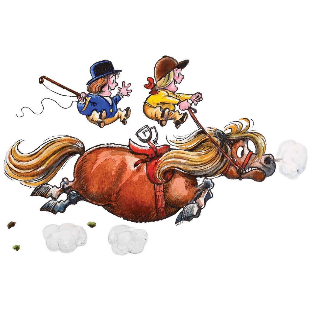 Thelwell Decal - Penelope Rides Again