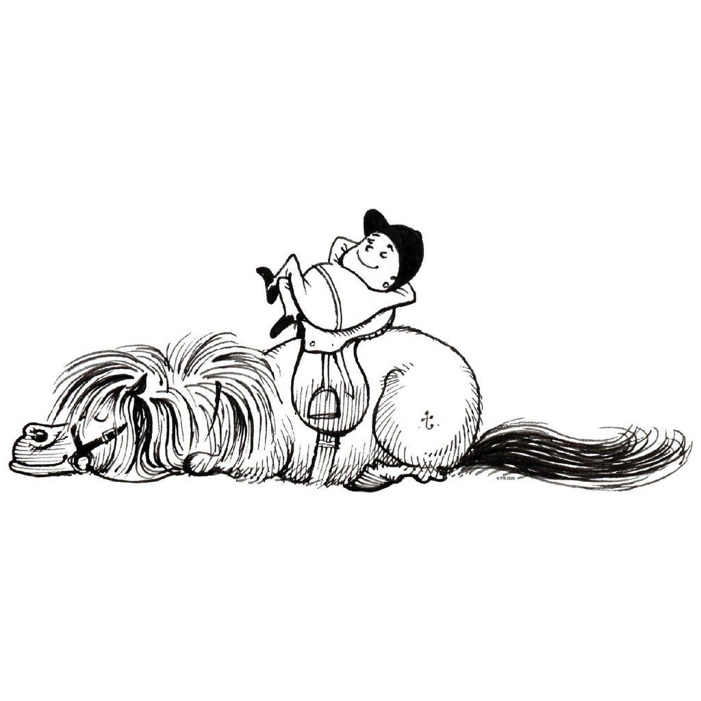 Thelwell Decal - Resting Pony