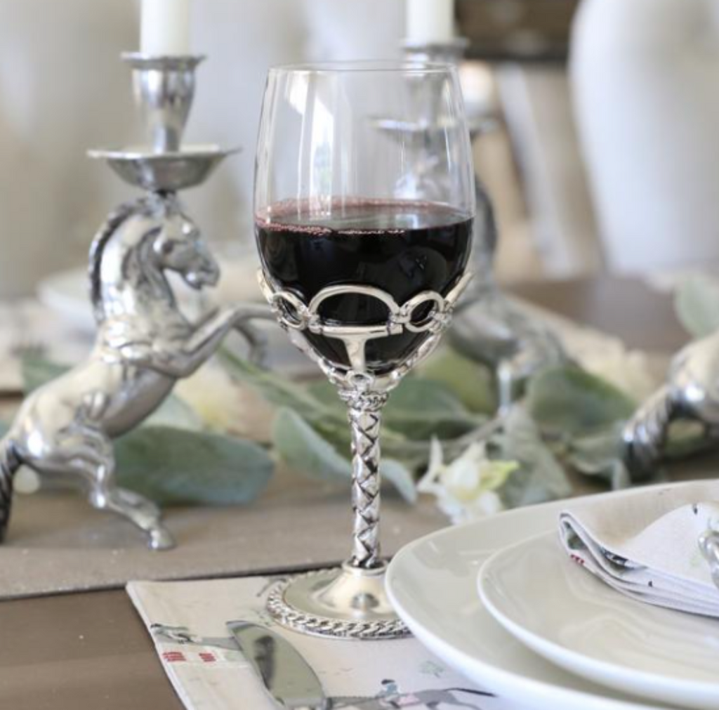 The Bridle Wine Glass -Pair
