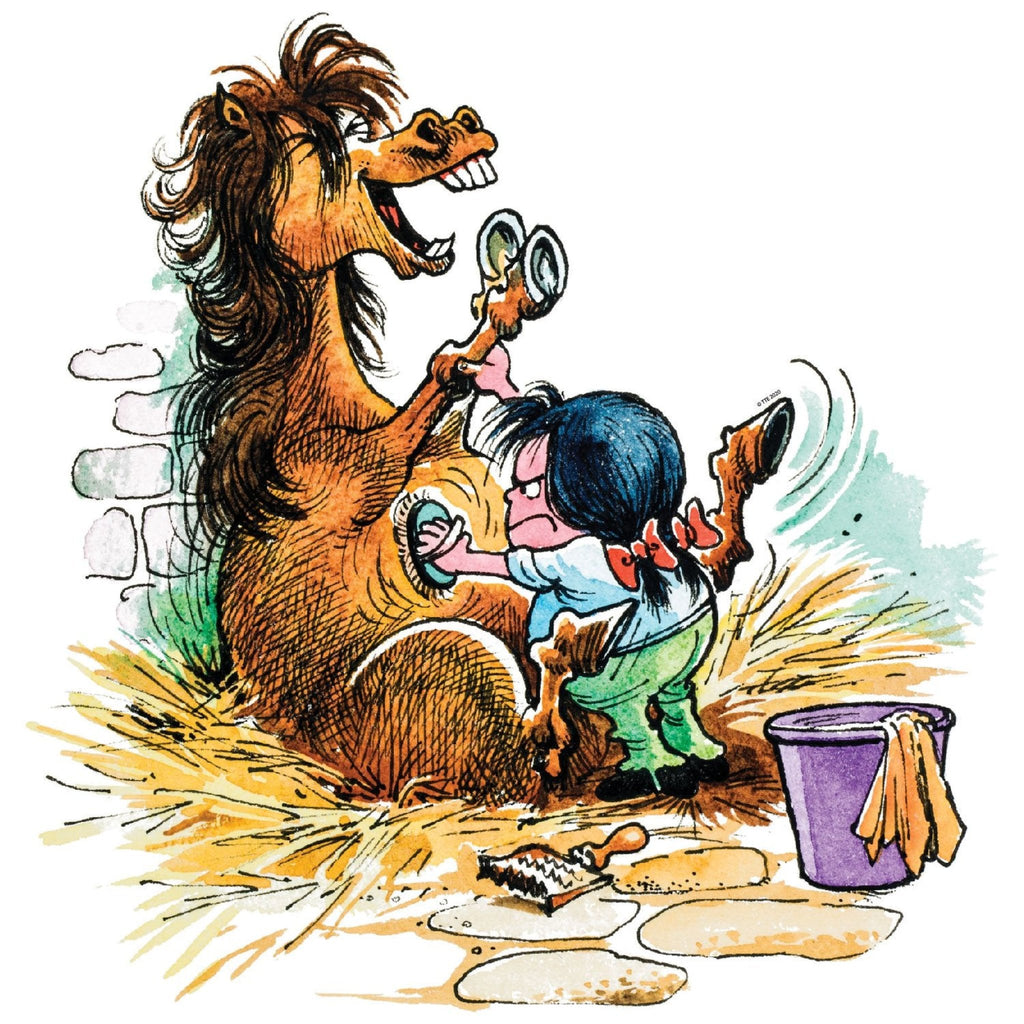 Thelwell Decal -Pony Grooming