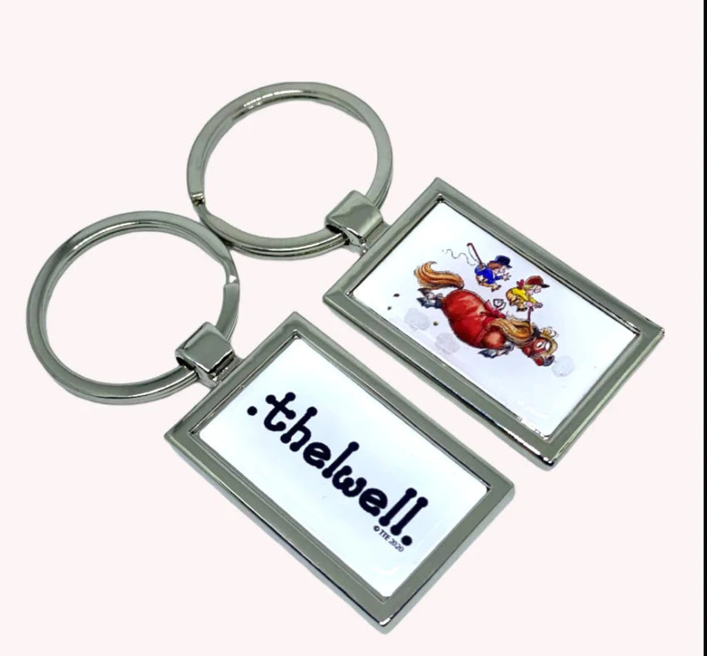 Thelwell Penelope Rides Again Key Ring