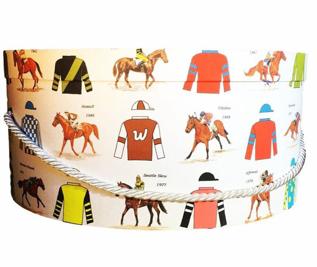 Triple Crown Winners  16" Hat Box