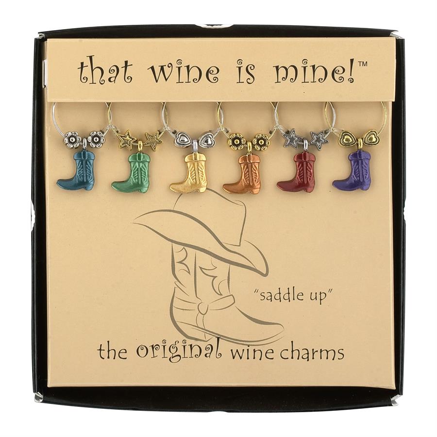 Boot Wine Charms