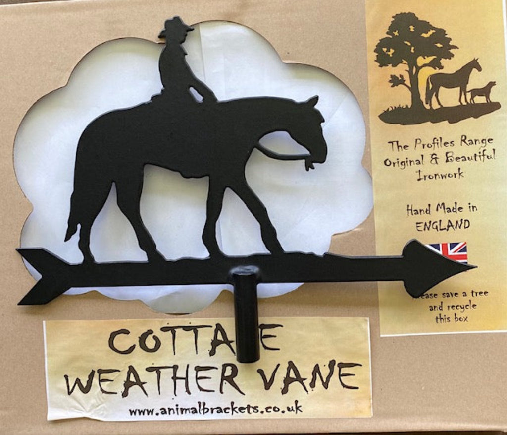 Western Equine Cottage Weathervane
