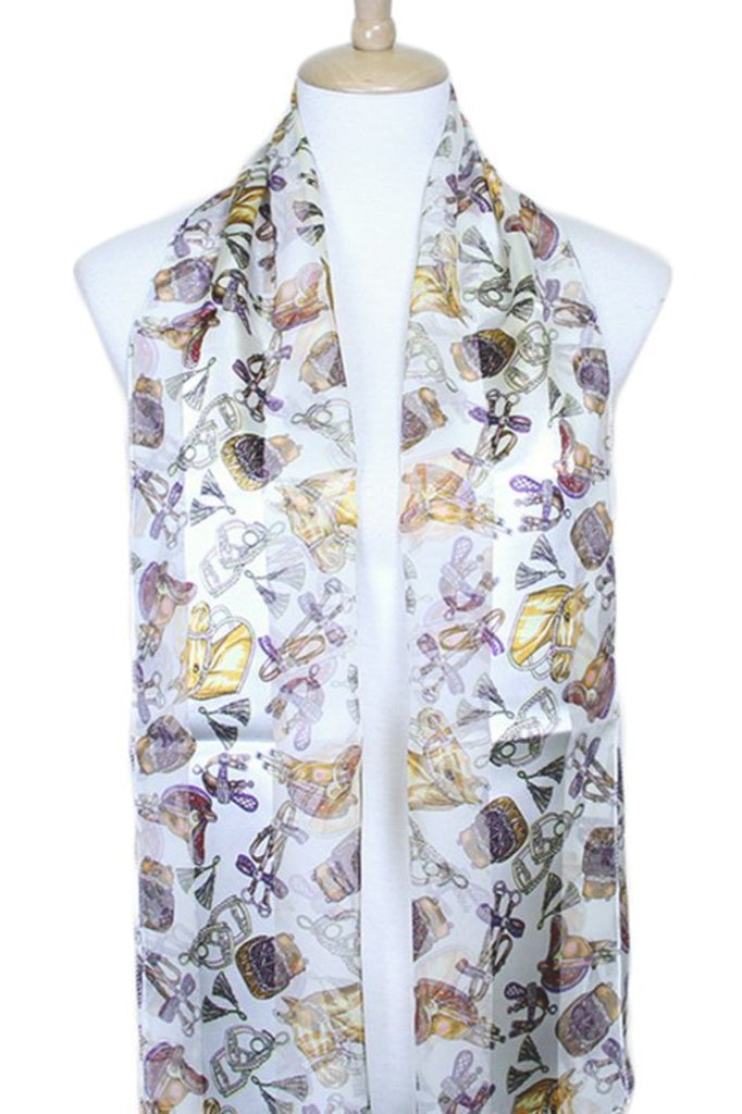 White Horse Head Scarf