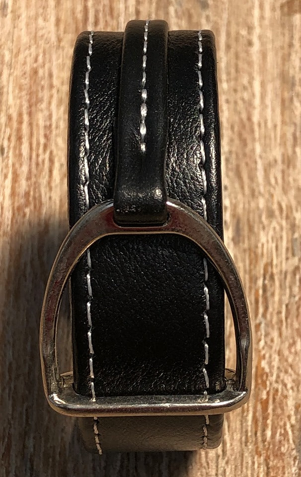 Leather Stirrup Cuff