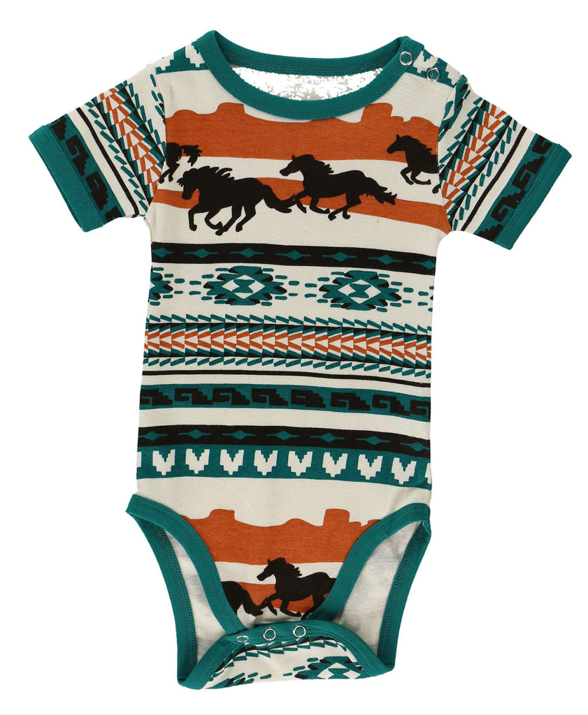 Chase Your Dreams Horse Infant Creeper Onesie