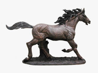 Bronze Cantering Horse Statue - Extra Large