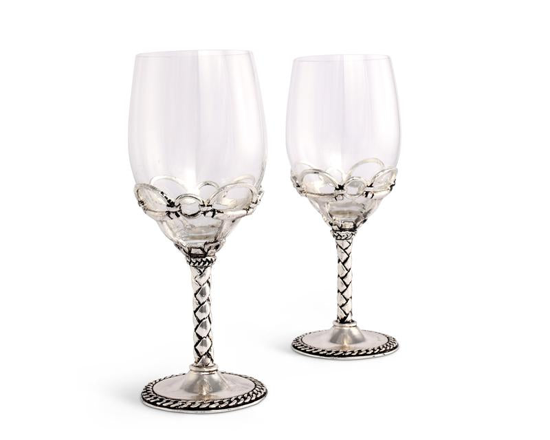 The Bridle Wine Glass -Pair