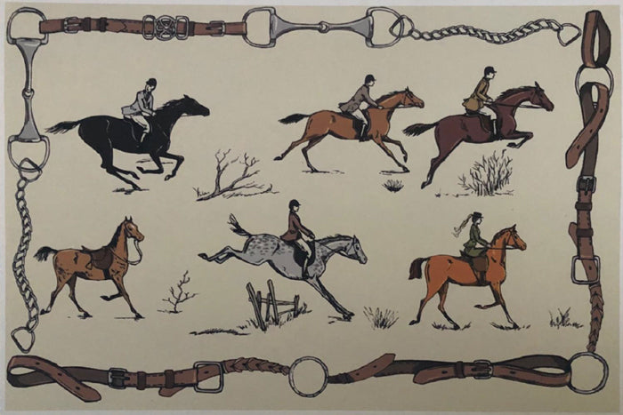 Equestrian Medley Placemat Pads
