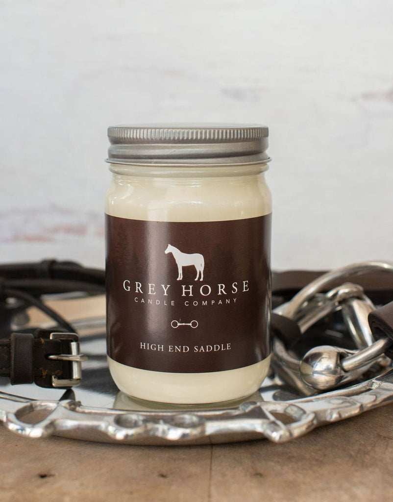 High End Saddle  Scented Candle