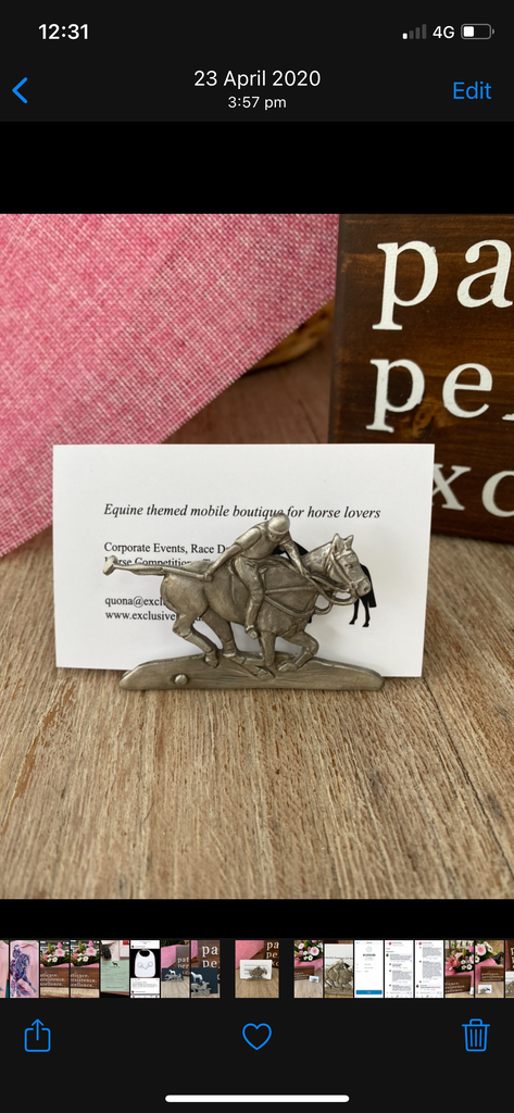 Polo Business Card Holder