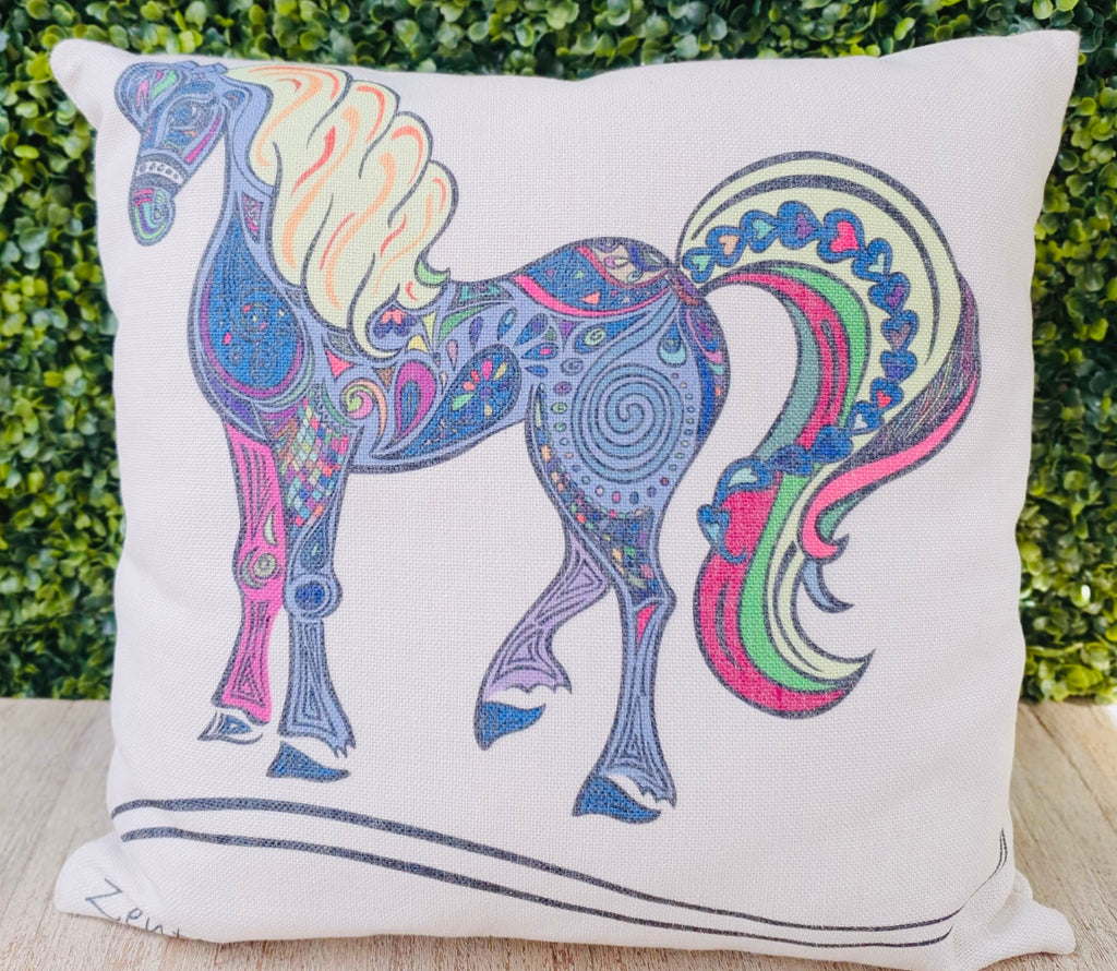 Colourful Pony Cushion