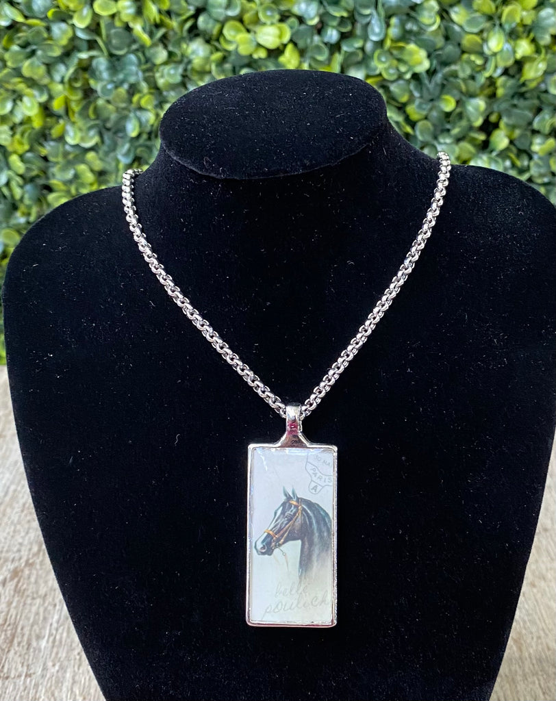 Horse In A Frame Necklace
