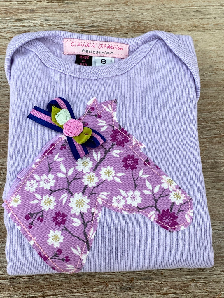 Lilac Infant Body Suit