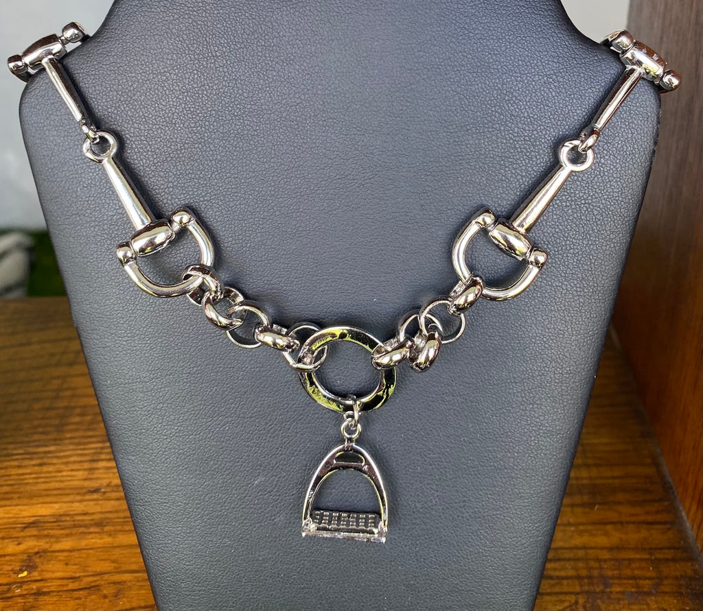 Silver Snaffles and a Stirrup Necklace