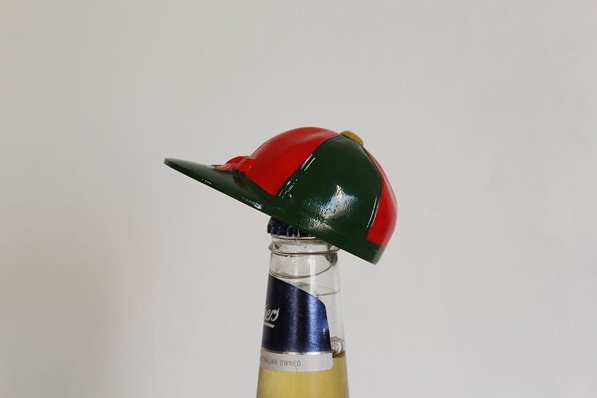 Jockey Cap Bottle Opener - Red