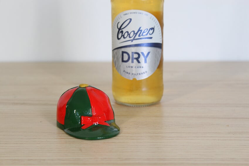 Jockey Cap Bottle Opener - Red