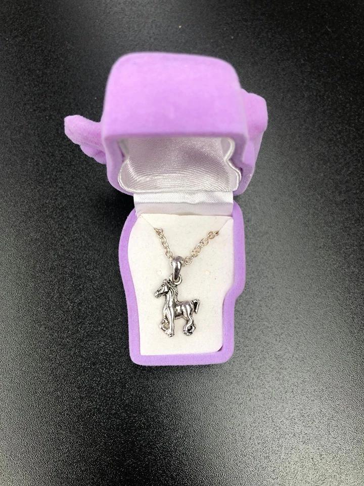 Prancing Pony Necklace in Gift Box