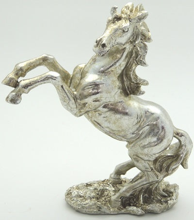 Silver Rearing Horse