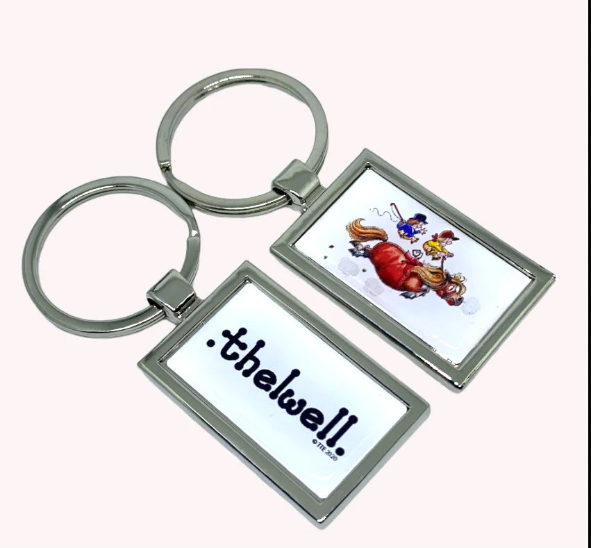 Thelwell Penelope Rides Again Key Ring